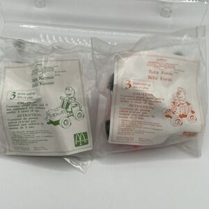 Vintage McDonald's 1990 Muppet Babies Happy Meal Toy Complete Set Of 2